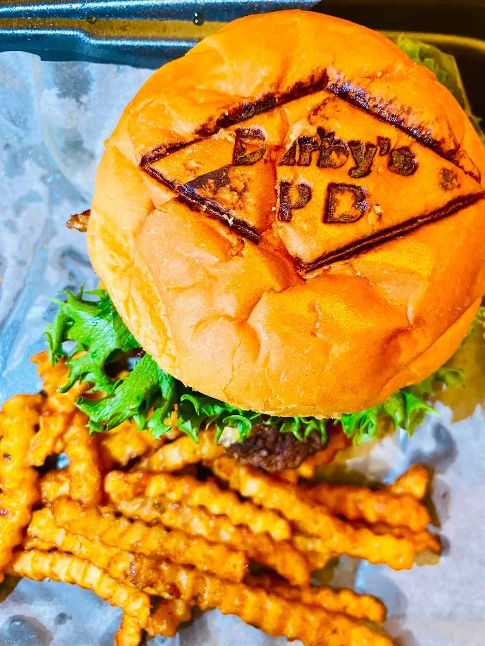 The branded bun, close up