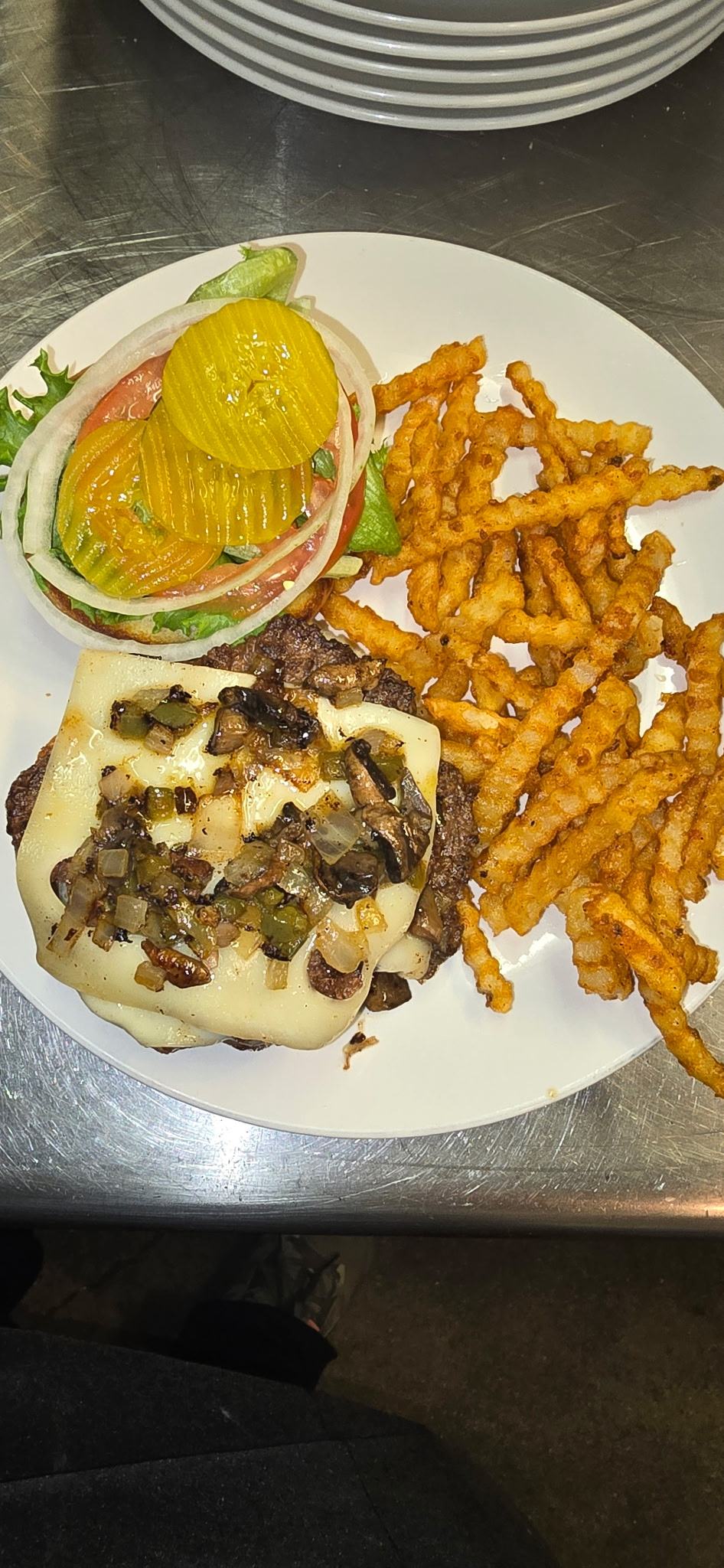 Swanky Swiss Burger